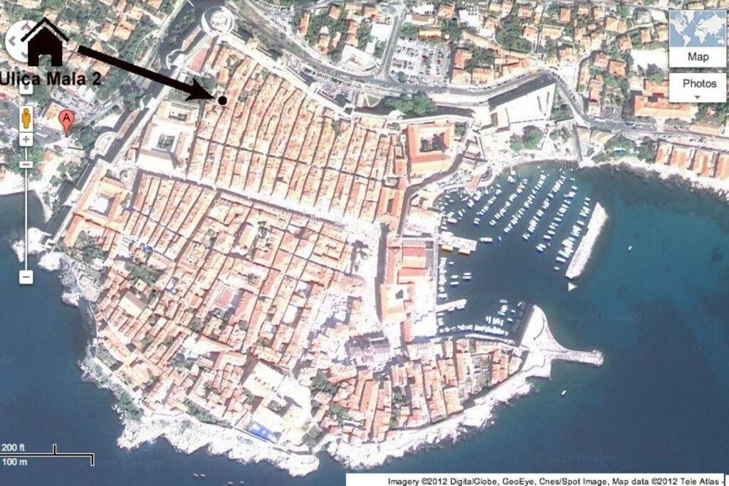 1-Bdrm With Terrace In The Old Town Lägenhet Dubrovnik Exteriör bild